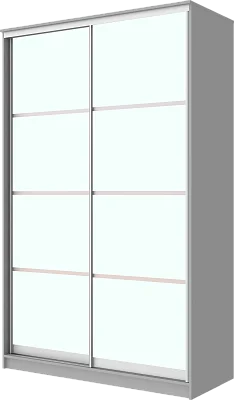картинка Шкаф-купе 2-х дверный с матовым стеклом 2200 1362 420 от магазина КУПИ КУПЕ